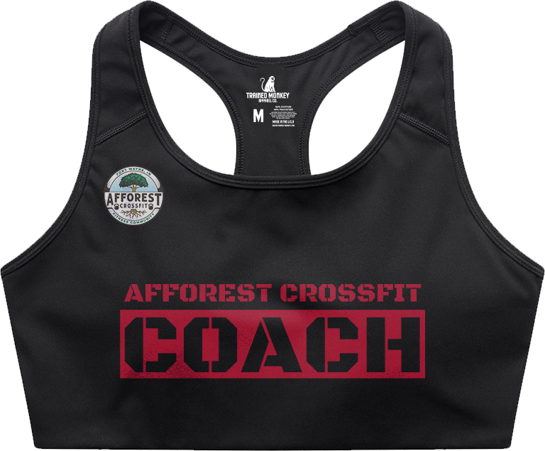 Custom Coaches Women's Sports Bra