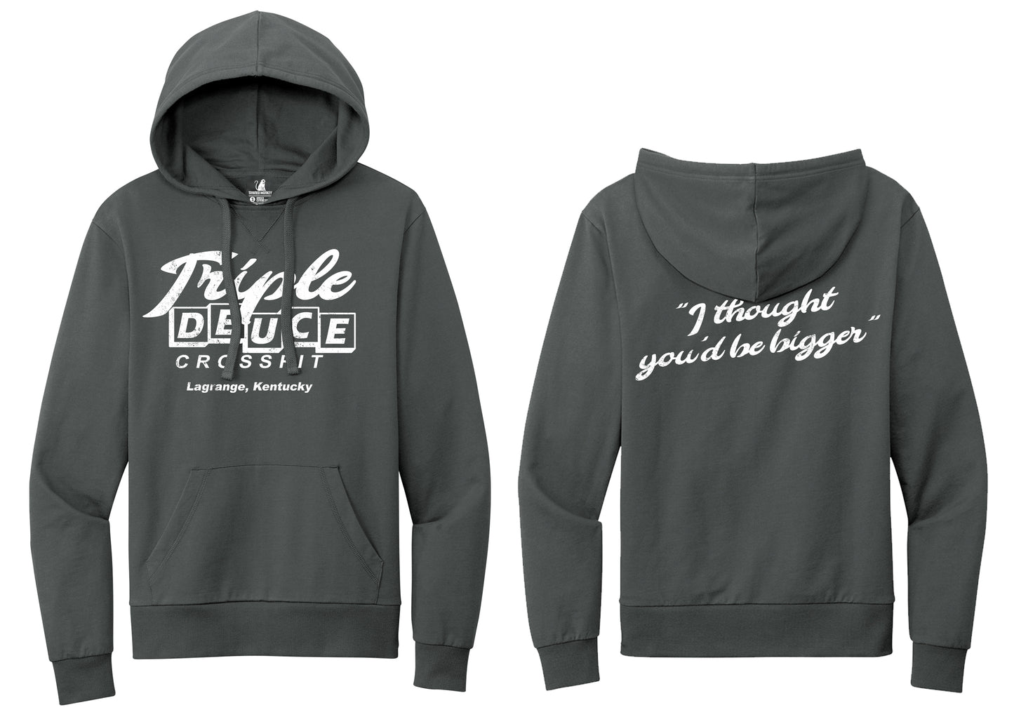 Triple Deuce Grey Pullover Hoodie